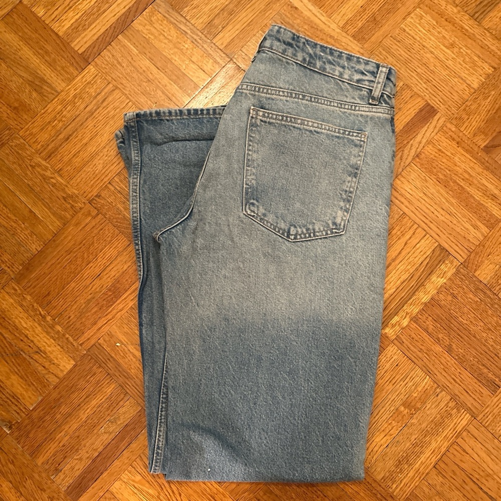 Zara Light Blue Flare Jeans